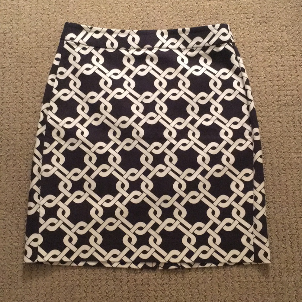 Banana Republic Link Pattern Skirt